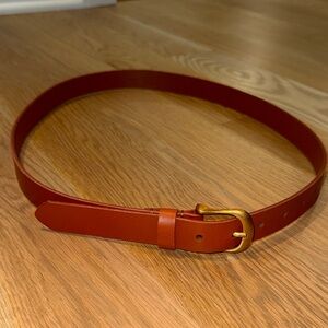 Frye 25MM Flat Strap Belt NWT